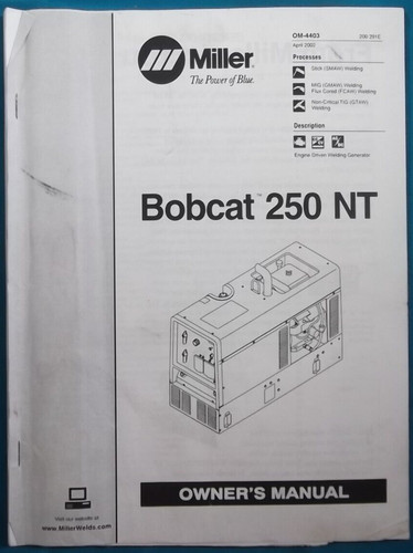 Miller bobcat 250 250nt - 250-nt,